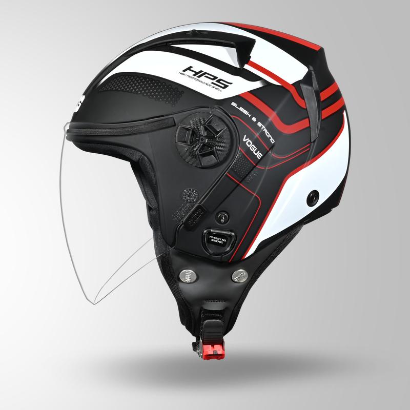 VOGUE D1 SQUARE MATT BLACK WHITE & RED