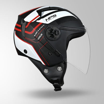 VOGUE D1 SQUARE MATT BLACK WHITE & RED