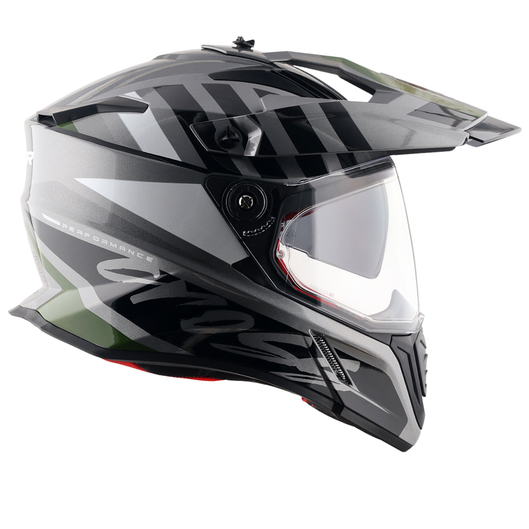 X-Cross Dual Visor Orbit Helmet