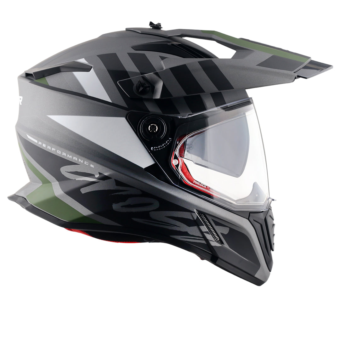 X-Cross Dual Visor Orbit Helmet