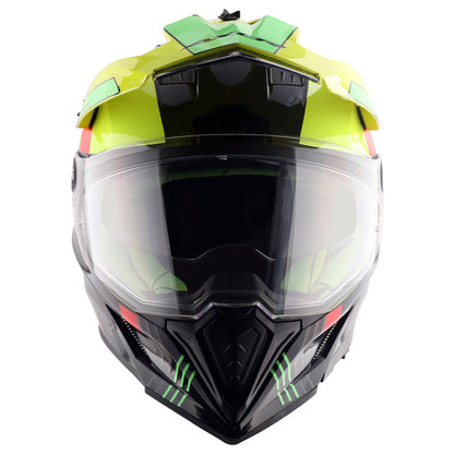 X-Cross Dual Visor Gambling Helmet